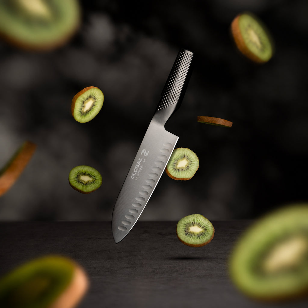 Global Z 7" Santoku Fluted Knife