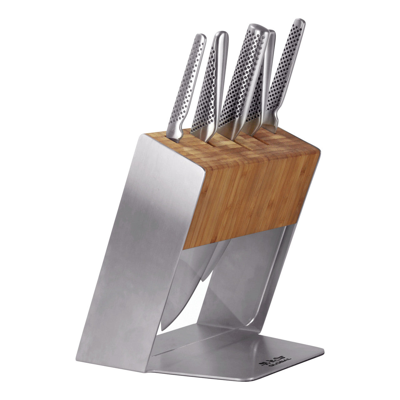 Katana 6pc Knife Block - Bamboo