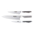 Classic 3 Piece Knife Set with Fluted Cooks Knife