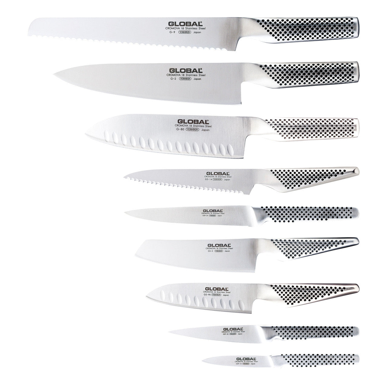 Ikasu X 10 Piece Knife Block Set
