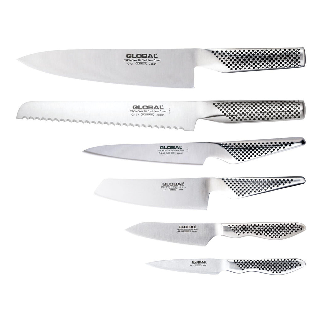 Kyoto 7 Piece Knife Block Set, Bamboo