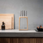 Hashira 5pc Knife Block Set - Maple