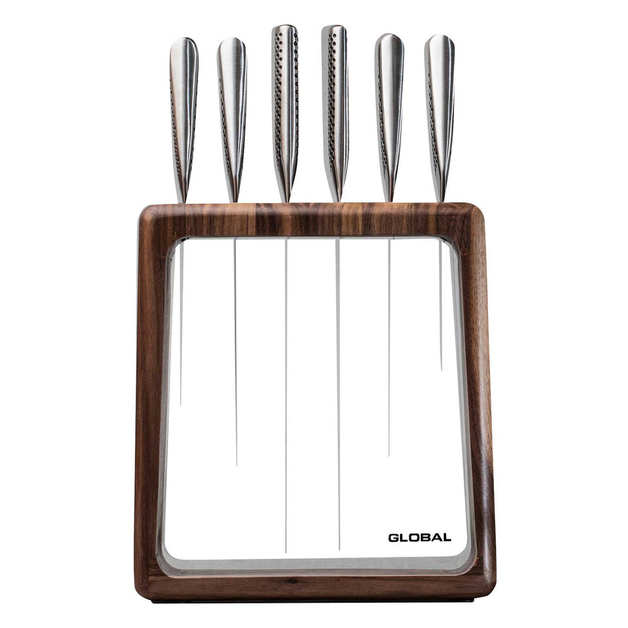 Hashira 7pc Knife Block Set - Walnut