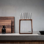 Hashira 7pc Knife Block Set - Walnut