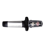 Black and silver Global electric knife on a white background